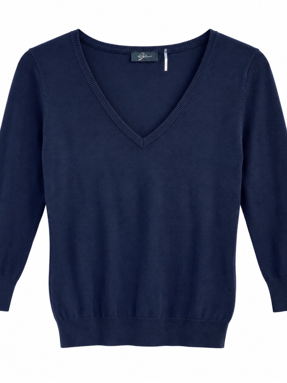 Gloria Vanderbilt Black V-Neck Sweater